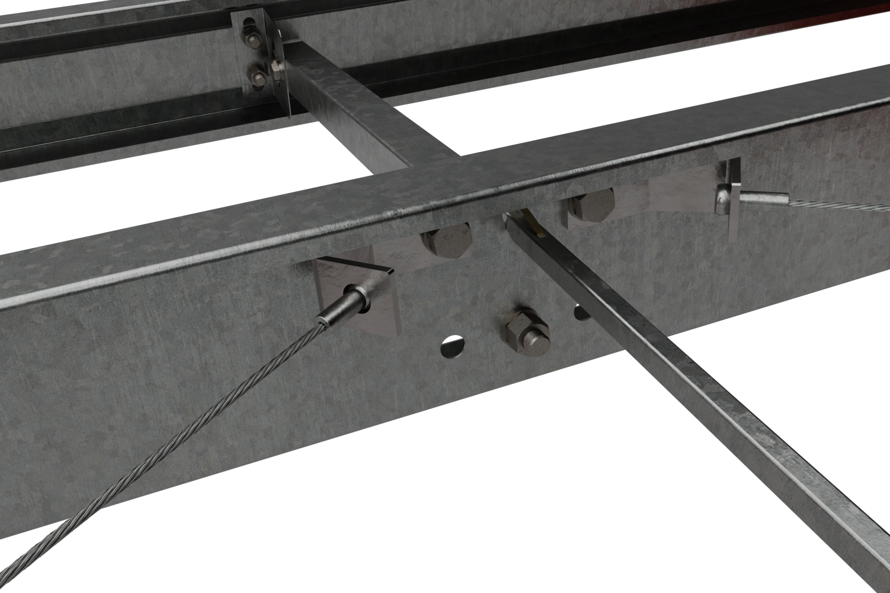 Diagonal Wire Ties Roof – Thomas Panels & Profiles